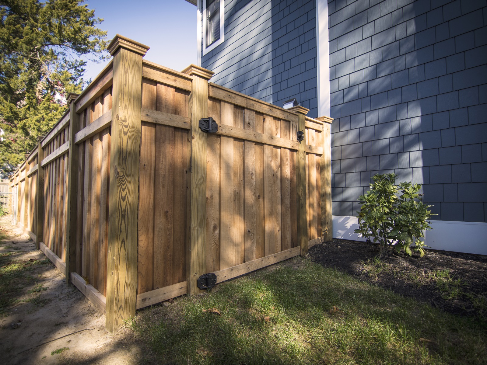 183_cedar-privacy-fence-with-optional-cap Wood - Forrest Fencing