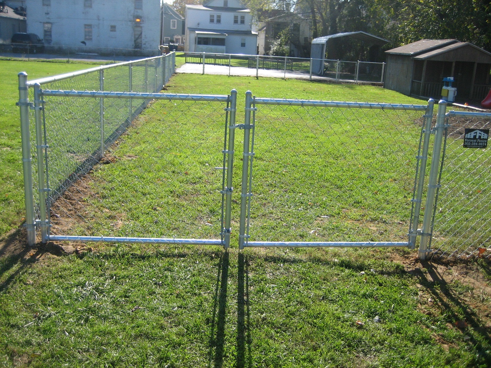 49_galvanzied-8ft-double-gatejpg Chainlink - Forrest Fencing